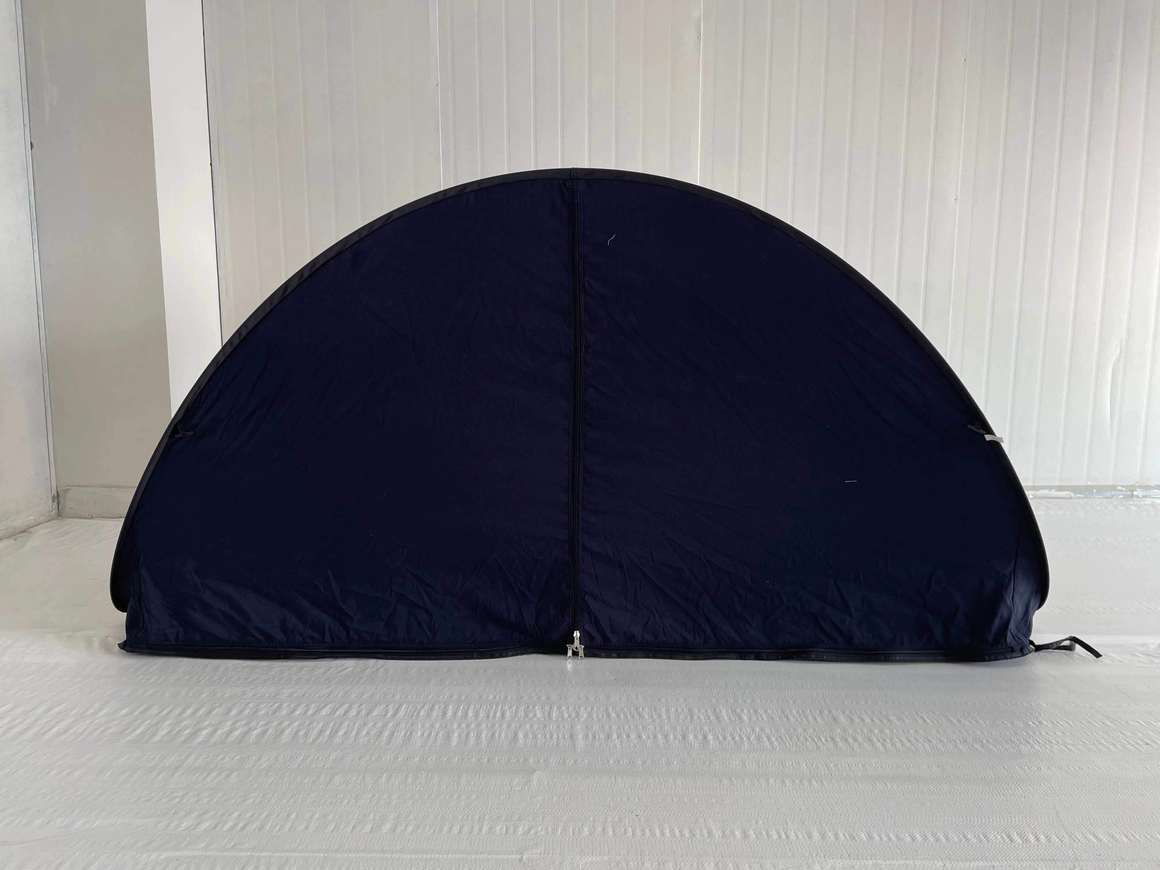 CampFlex Pop Up Bed Tent, Black Privacy Canopy for Bed, Instant Setup Sleeping Tent with Zippered Doors, Breathable Mesh Panels, Light-Blocking Cozy Space for Kids Teens Adults, Indoor Use for Bedroom Dorm