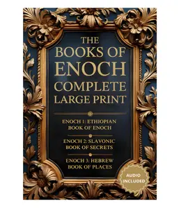The Books of Enoch Complete: Large Print Edition (Annotated and Illustrated). The Full Collection with Enoch 1, 2, 3 and Audio - Paperback