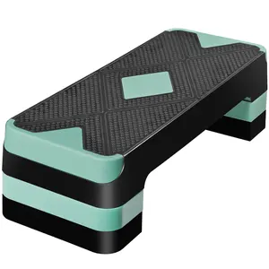 Answer E 27.3 inch Aerobic Step Platform Muscle Exercise with 4 Risers Home Gym Stepper