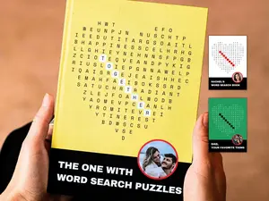 Personalized Couple's Word Search Book – Romantic Custom Gift
