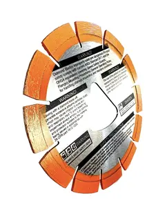 6" soff-Cut Green Concrete Early Entry Cutting Diamond Blade Compatible with Husqvarna Orange Item 542777008 Blade XL6-4000