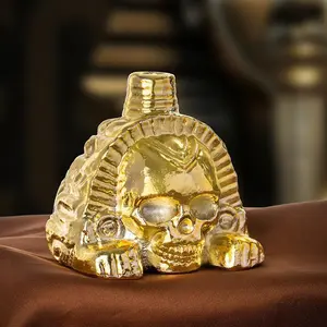 Authentic Aztec Death Whistle - 125+ dB Realistic Human Screaming Sound Skull Whistle, Scary Loud Noise Maker for Halloween Prank, Ancient Warrior Instrument with Terrifying Echo