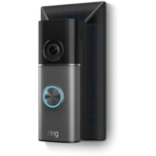 Ring Solar Charger — Compatible with Battery Doorbell (newest model), Ring Battery Doorbell Plus (newest model), Ring Battery Doorbell Pro (newest model), Extends Time Between Charges