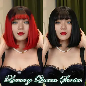 FF WIG Silky Straight Raw Human Hair Glueless Wig 10 Inches 7*5 Pre-Cut HD Lace 250% Density Wear Go Wig with Special Drawstring #FFWIG