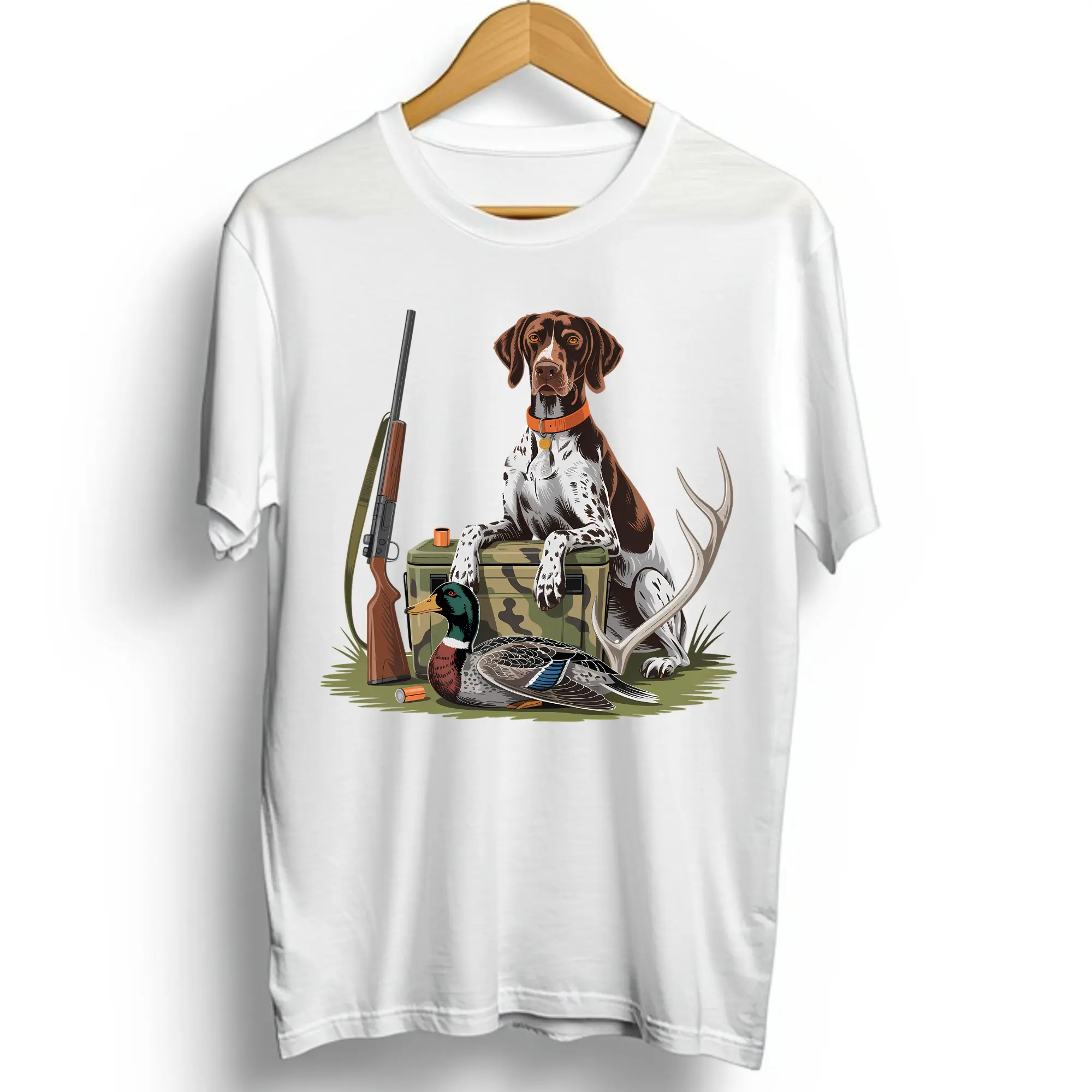 Camo Ready-To-Press Direct-To-Film Prints - 6 Designs, DIY Specialty Supplies for T-Shirts & Casual Wear, Hunting Gear DTF Printmaking Accessories