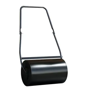 38L Heavy Duty Push/Tow Lawn Roller – Holds 10 Gallons of Water or Sand. Great for Flattening Uneven Ground, Newly Sown Seed or Sod. U-Handle for Easy Operation