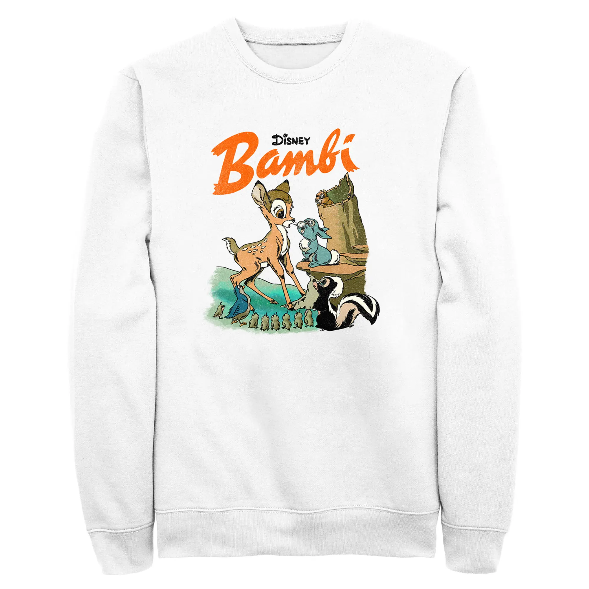 Men's Bambi Retro Poster Sweatshirt
