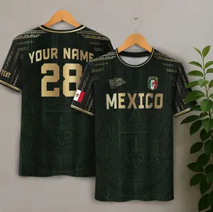 Personalized Mexican Soccer Jersey | Custom Name & Number Mexico Football Shirt