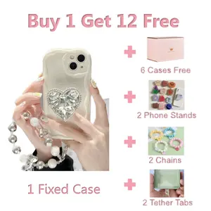 Buy 1 Get 13 PCS ($36.99=7cases+2stands+2chains+2tethertabs)