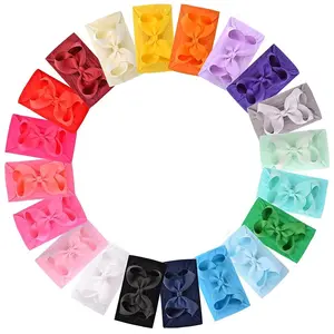 12pcs Oversized Bow Headbands  Soft Nylon Sporty Hair Wraps - Cute & Comfy for Workouts & Daily Looks