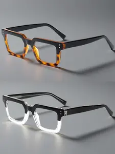 Caterside Business Minimalist Light Blocking Tr90 Glasses, Lightweight Optical Frame, Unisex Elite Essentials for Office & Travel