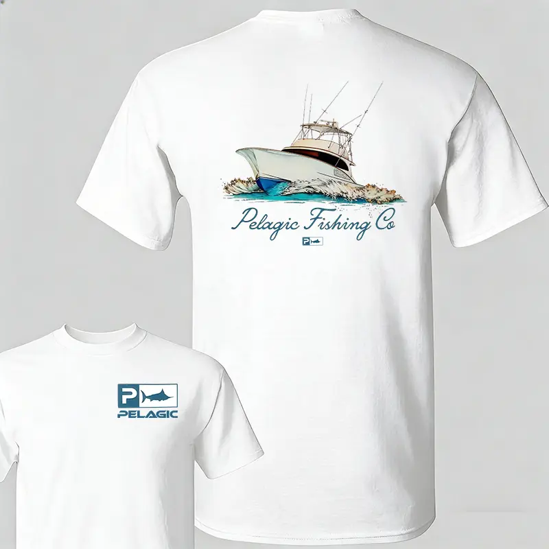 Cotton - Pelagic T-Shirt, Pelagic fishing shirts, Graphic Tee, Fishing Shirt, Ocean Outdoor Tee, Gift for Anglers Fishermen Men Women