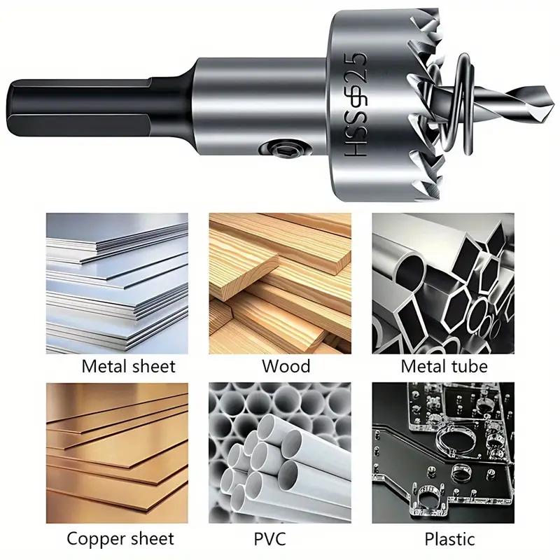 Specialized high‑speed steel drill bit for metal stainless steel; round hole opener/hole expander for iron sheet and aluminum alloy; drilling tool