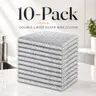 Durable Double-Layer Steel Cleaning Cloths (10-30 Pcs) - New Upgrade Grease-Cutting Wire Mesh, Non-Scratch for Cookware, Floor, Easy to Clean, Flat Weave Mesh Design, Home Care Supplies