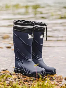 Men's Fashionable Rain Boots, Casual Comfortable Waterproof Non-slip Rain Boots for Outdoor, Male All-match Trendy Shoes for Daily Wear, Mud Boots, Waterproof Outdoor Footwear