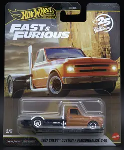Hot Wheels Premium Fast and Furious 1967 Chevy Custom C-10 1:64 Scale Hot Wheels Premium Fast and Furious 1967 Chevy Custom C-10 1:64 Scale