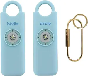 2 PackThe Original Personal Safety Alarm for Women by Women–Loud Siren, Strobe Light and Key Chain in a Variety of Colors