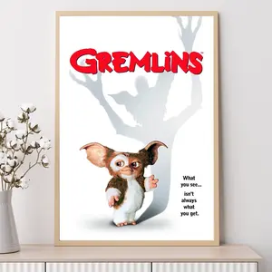 Gremlins Movie Poster, Art Prints, Home Decor, Wall Art