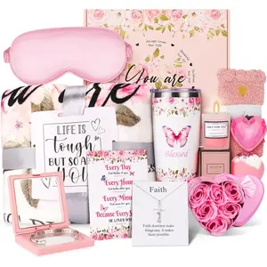 14PCS Christian Gifts for: Faith, Inspirational, Spiritual, Religious, Catholic, Baptism, Get Well Soon, Mother's Day Gifts for Mom, Wife, Girlfriend, Sister