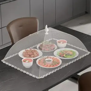 Foldable Food Covers for Mesh,39.4"X23.6"Extra Large Pop Up Mesh Food Tent Net Umbrella Food Covers for Outdoors Picnic Party BBQ Supplies,Food Nets for Outdoors