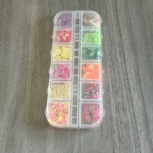 Fruit Slice Nail Charms Grid