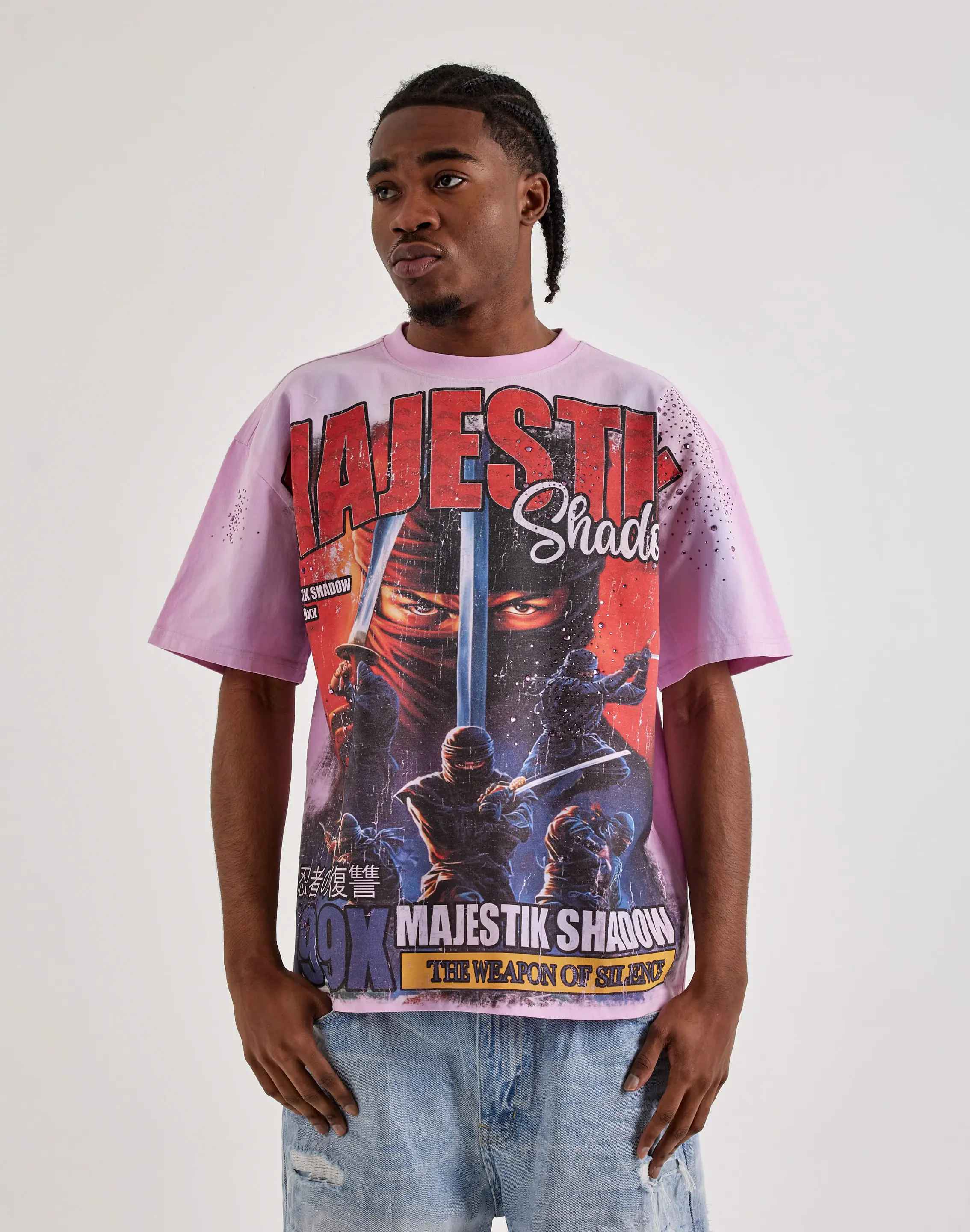 Mens Majestik Ninja Sword Tee