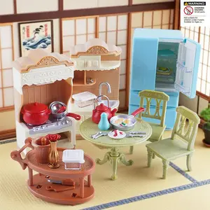 DIY Realistic Kids Kitchen Furniture Toy Set Play Kitchen Accessories, Miniature Model Scene Props Creative Decoration, Perfect Gift for Children