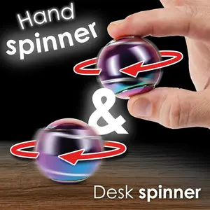 Eyekan Rotating Ball Fingertip Gyroscope FK5715915 - Multi-Color High-Speed Dual Bearing Micro Creativity Desktop Spinner Ideal Party Holiday Gift