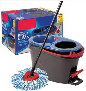 Spin Mop & Bucket Floor Cleaning System, Grey