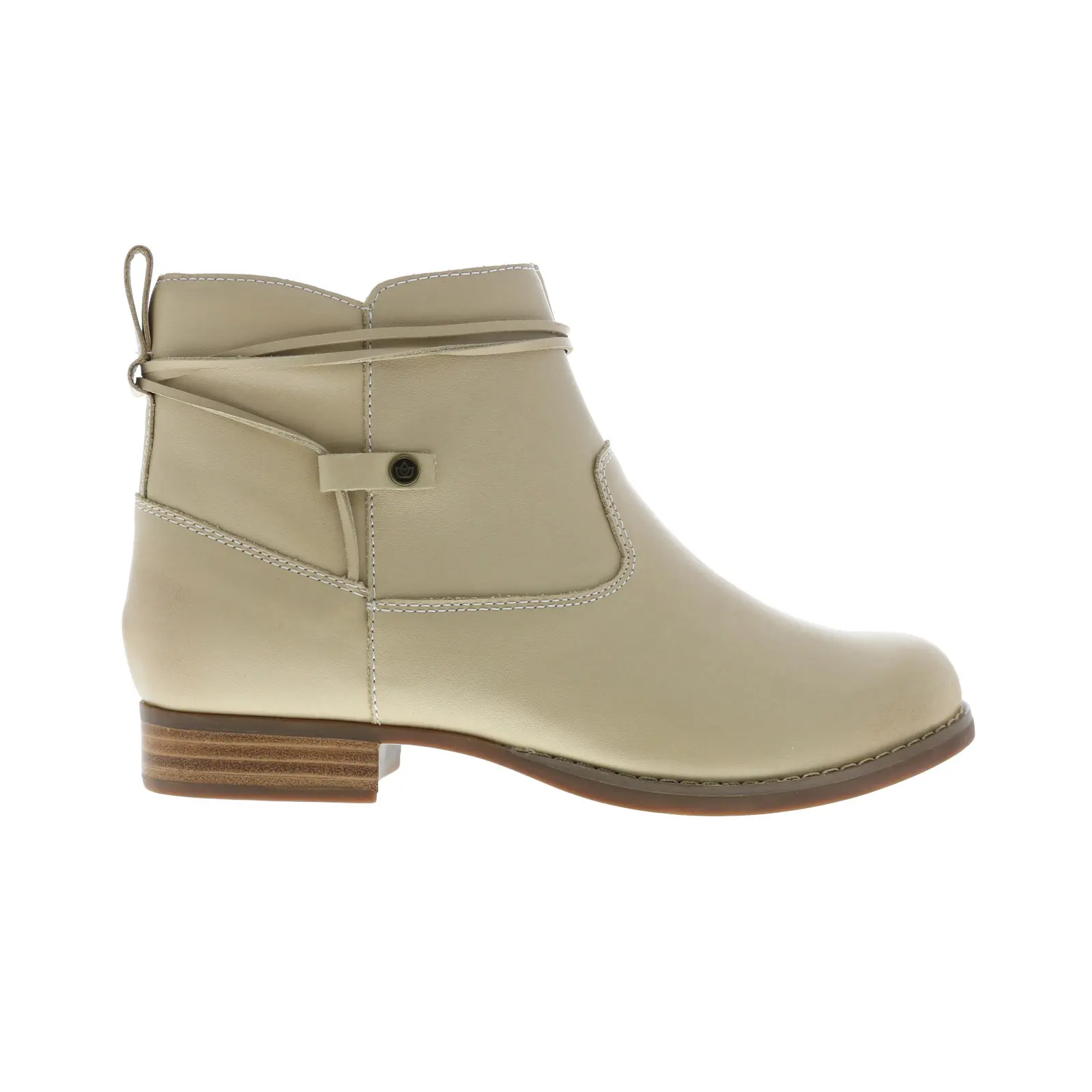 Spenco Durango Boot SP1047SND Womens Beige Leather Ankle & Booties Boots