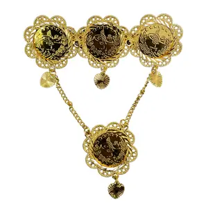 Triple Rashadi Lera Pin - Imitated Gold Elegance