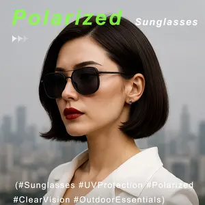 Styling Summer 2025 Vintage Vacation Modern Frames Sunglasses for Everyday Use, Trendy Casual Sunglasses, Geometric Frame Double Beam Fashion Back To School Sunglasses, Designer Travel Beach Essentials, Rectangular Polarized Outdoor Fashionable