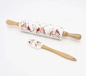 Temp-tations Seasonal Rolling Pin with Spatula