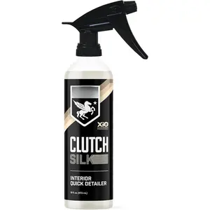 Clutch SILK - Interior Cleaner & Quick Detailer Formulated with XiO2(TM) Ceramic - Protects While Cleaning Leather, Plastics, Vinyl, Glass & More - Satin Finish with UV  & Anti-Static
