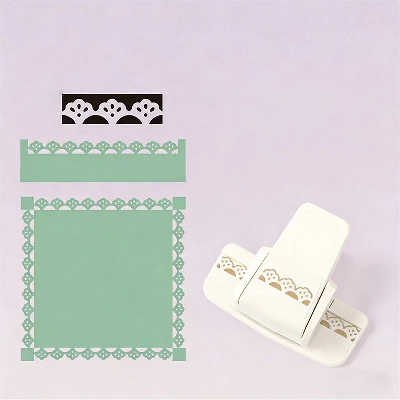 Handmade Scrapbooking Edge Puncher, Fancy Border Punch Design, DIY Paper Cutter for Cutting and Pasting Cards, Card Making Supplies, Craft Supplies