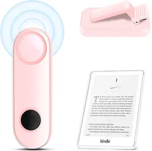 Page Turner for Kindle Paperwhite, RF Remote Control Clicker Page Turner Kindle Accessories for iPhone,iPad, Android Tablets Reading Novels,Camera Video Record&Shutter Selfie (Pink)