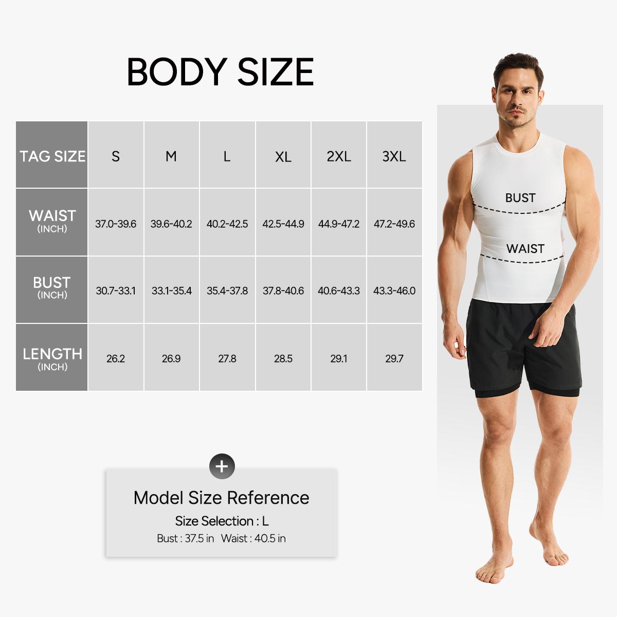 Nebility Men’s Compression Tank Top – Slim Fit Muscle Shaping Gym Shirt, Breathable & Sweat-Wicking Sleeveless Workout Vest for Training, Running & Fitness