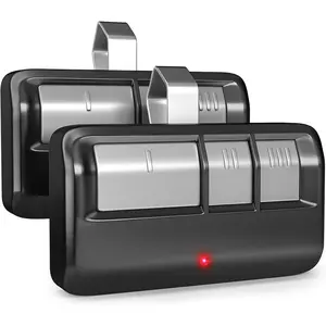 Universal Garage Door Opener Remote with Visor Clip, for /Chamberlain/ Door Opener, Suitable for 5 Color Learn Buttons, 2 Pack