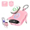 10000mAh TSA-Friendly Power Bank Charger - 5-in-1 Wireless iWatch Charger with Built-in Cables, 22.5W Fast Charging, LED Display, Keychain Clip, 22.5W Fast Charging, LED Display, Keychain Clip, Emergency Power Battery for iPhone/Android EDC Travel Gear