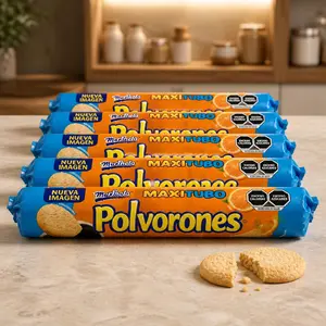 Polvorónes Cookies, 5 Maxi Tubes, 310g Each
