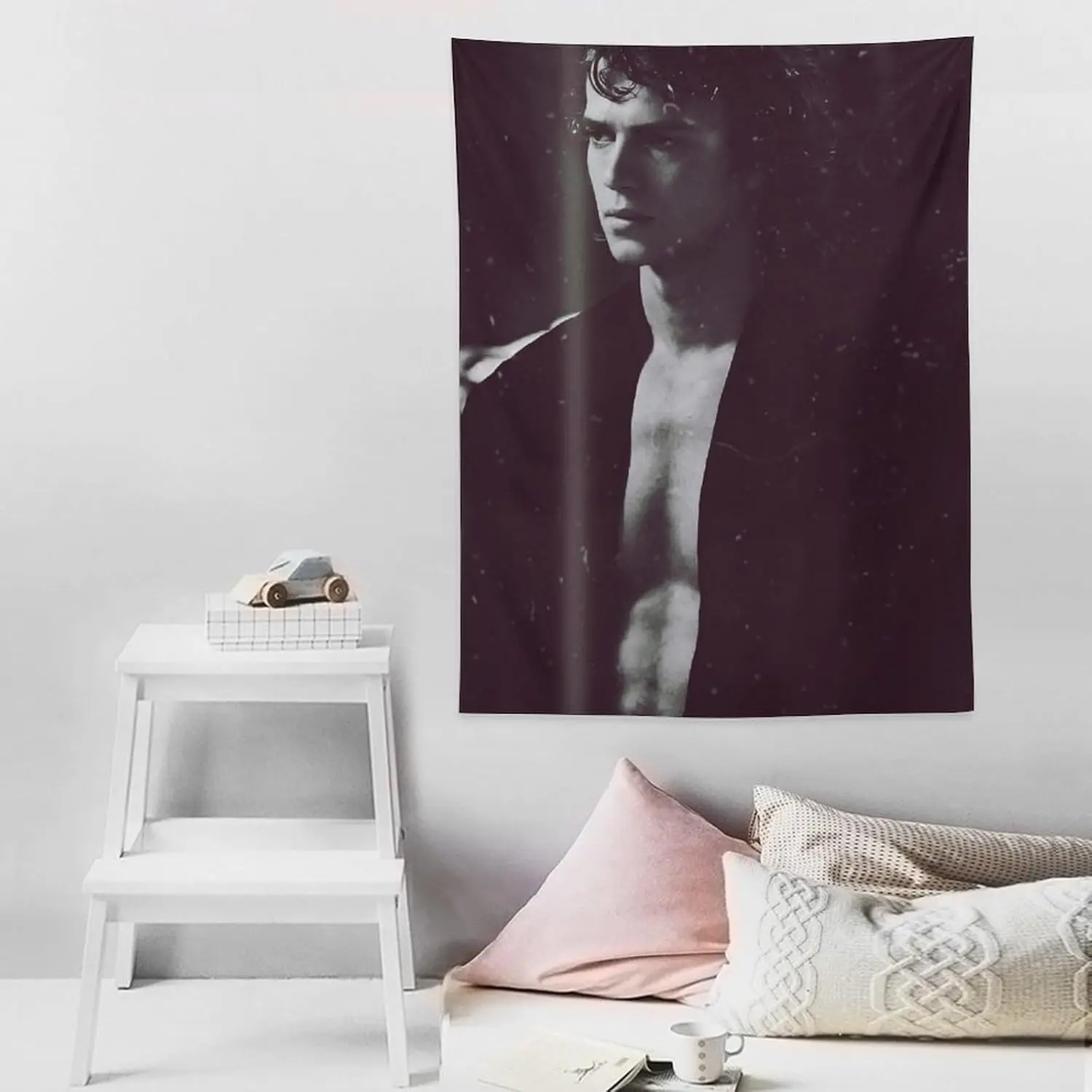 Star Art Cotton Light Print Decorative Wall Hanging Tapestry - Anakin Skywalker Movie Themed Wall Flag Poster for College Dormitory, Indoor Bedroom Decor