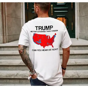 Better Coverage Than Verlzon Can you hear us now?, TRUMP, -- Unisex, Apparel, Menswear, Top, Print, Tshirt, Shirt, Trump T shirts, sweatshirt, Hoodies