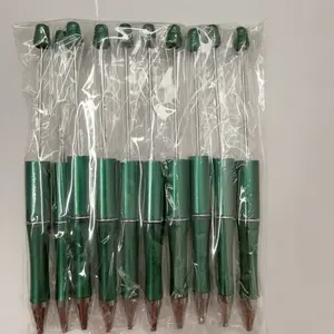 10pcs Beadable Pen for DIY Plastic Pen for Students Teacher Graduation Gift Office Supplies Durable Reinforced Organizer Partitioned Organizer Organiser Organized Box Desktop Storage Box