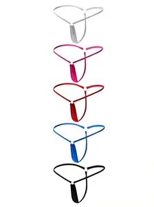Women's Low-Rise Minimalist Fit Y-Back G-String Thong Lingerie - Lightweight Plain Color Underwear, Sexy Everyday Intimates for Summer