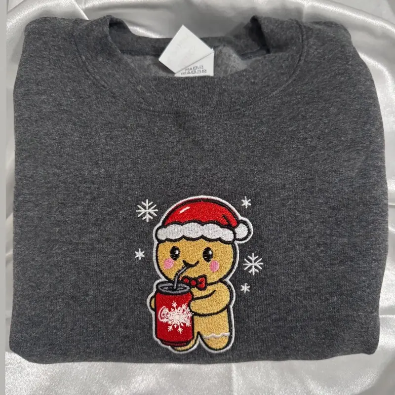 Ginger cola Embroidered  sweatshirt