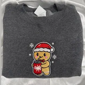 Ginger cola Embroidered  sweatshirt