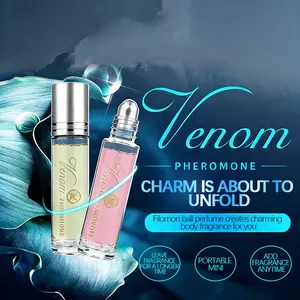 Pheromone Roll-On Fragrance, Fragrance Rollerballs, Unisex, Fresh Elegant Long-Lasting Scent, Skin-Friendly Gentle Formula, Portable Liquid Design, Ideal for Daily Full-Body Use, Commute, Dates & Gifting for Friends & Partners