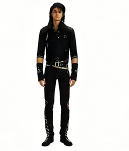 MJ Style 28cm Bendable Plush Doll - Poseable Wire Skeleton with Double Sided Print, Pop Fan Gift