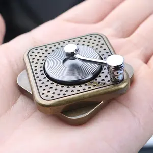 Alloy Finger Spinner Stress Relief Toy, Unique Fidget Spinner for Relaxation, Fashionable Pressure Relief Tool, Best Birthday Gift for Men Adults