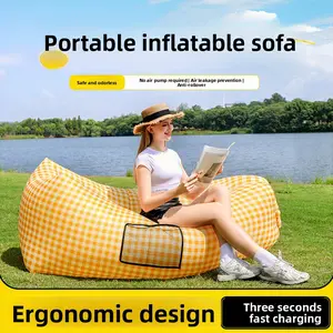Portable Outdoor Inflatable Sofa Bed for Lazy People